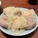 中華蕎麦にし乃 - 肉ワンタン、海老ワンタン