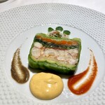 シェ・イノ - ② オマール海老のガトー仕立て
            　　“コート・ドール”風