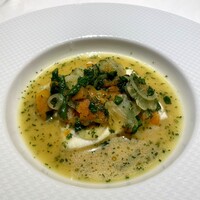 シェ・イノ - ③スズキのバジリコ風味（又は本日の魚料理）