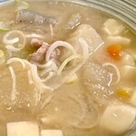 うんの食堂 - 半豚汁(\390)