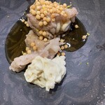 奈良 - 白子の牛肉巻き