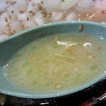 綱島商店 - 『塩ラーメン』￥650円　+　『ウズラ増し』￥100円