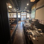 居酒屋 もんじゃ焼き 竹りん - 店内奥より