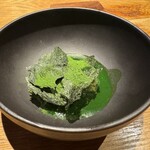 Ristorante fanfare - 黒キャベツと青のり