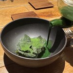 Ristorante fanfare - 緑色の鮮やかなソースをかけ…