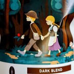 山羊コーヒー - 「ダークブレンド」パッケージ（パッケージデザイン:Omi氏）