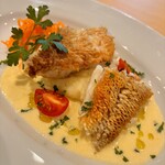 オルカの住処 - 甘鯛パリパリ焼き　〜レモンクリームソース〜