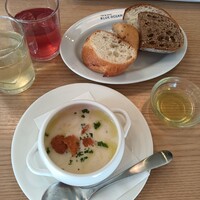 fish&wine BLUE OCEAN GRILL - クラムチャウダー