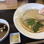 めん処 きよ洲 - 貝汁昆布水の芳醇つけ麺1100円税込！
