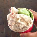 フォレッティ・ジェルッタ - ストロベリーアンドレアチーズ、抹茶、ティラミス