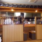 麺肴 今日から - 今日から　テーブル席から