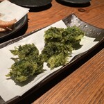 大黒堂 - アオサの天ぷら