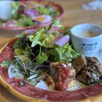 アダッキオ - ランチセットの前菜盛り合わせ