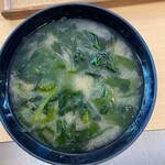 道の駅 くるくるなると - わかめ汁