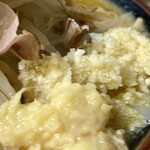 ラーメン専門 宮の森 - ニンニクチャージ