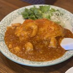 まっちゃ好好亭 - ふわっと玉子のエビチリご飯