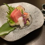 人形町今半 上野広小路店 - コースなんだからお魚出ても不思議ではないがなんか意外。