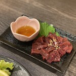 七輪焼肉 炭や - あぶりレバー