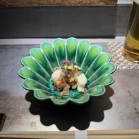 鮨 惣五郎 - アオリイカの梅肉和え