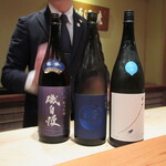 鮨 さかい - 藤島さんに出して貰った日本酒から選んでます