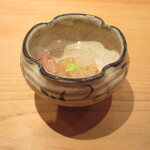 鮨 さかい - 牡丹海老(北海道増毛)の漬け