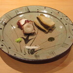 鮨 さかい - 真蛸(長崎志々伎)、鮑(佐賀唐津)