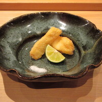 鮨 さかい - 姫竹(熊本)、クエ(20kg)