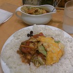 インド式 チャオカリー - カレーは、ポットとお皿できます