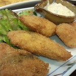 ちせん - 鯵フライ タルタルソース付き