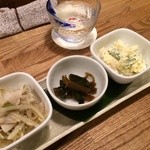 砦 - 肴三種盛り