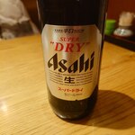 川万 - 2杯目アサヒ大瓶！