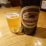 川万 - キリン大瓶で乾杯！