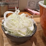 中華そば 多繋 - 斜白ネギ