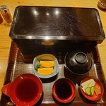 川万 - 蒲焼定食4,100円全景