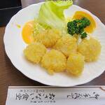 お食事処おさない - ほたてフライ　私のおすすめはこれ！
