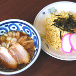 テンホウ - 煮干の風味がきいた夏の限定商品。つけ麺