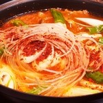 Hanryuu Makkori Sakaba Kusano Ya - 韓国の代表的味噌「テンジャン」使用の辛味鍋♪〆にはうどん麺or雑炊を☆