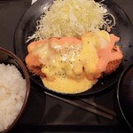 松のや - 明太チーズチキンカツ定食