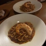 Sua.  - 赤海老のクリームパスタ