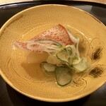 紀尾井町 南かわ - 金目鯛と聖護院大根炊き合わせ