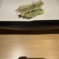 天ぷら たなか - アスパラ