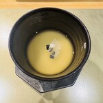 鮨shizuku 西天満 - 白菜の茶碗蒸し。