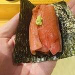鮨shizuku 西天満 - トロたくさんトロタクの手巻き