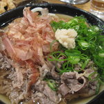 うどん 丸香 - 肉うどん+じゃこ天