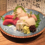 日本料理 とくを - 09.12 大間まぐろ、きんき、さより木の芽あえ、いか