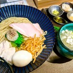 Tokyo Style Noodle ほたて日和 - 特製帆立の昆布水つけ麺白(塩)+麺大盛