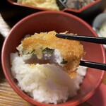 家庭料理 和來 - カツはササミの紫蘇巻き