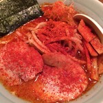 麺通 - カラフトらーめん（辛背油）こってりで　辛さ2倍　750＋20円