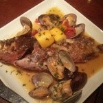 イサキとあさりのアクアパッツァ