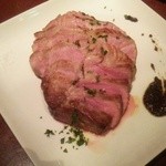 せせらぎポークのソテー黒胡椒ソース添え